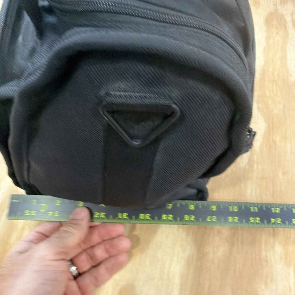 Tumi Small Travel Duffle Bag Black Ballistic Nylon Carry On Made In USA